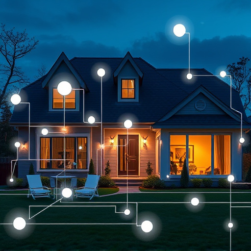 connected smart home with multiple sensors