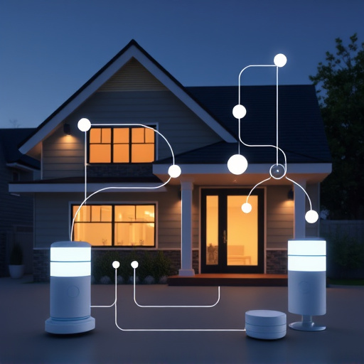 connected smart home with multiple sensors