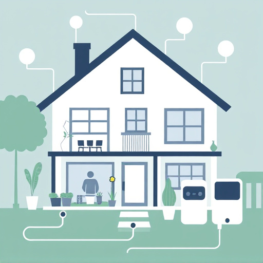 connected smart home with multiple sensors