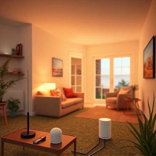 connected smart home with multiple sensors