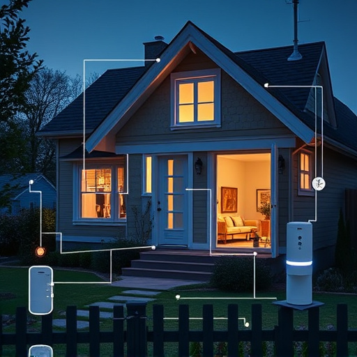 connected smart home with multiple sensors