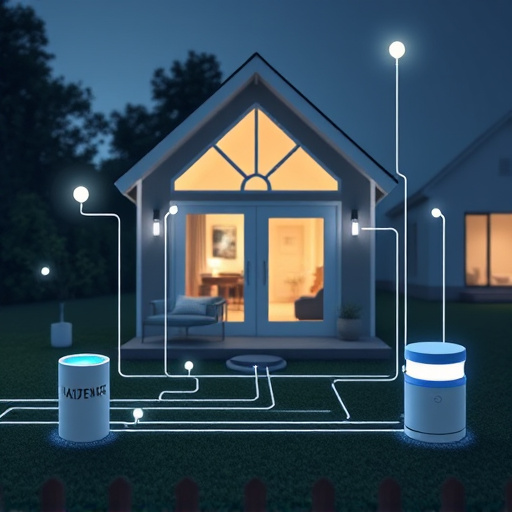 connected smart home with multiple sensors