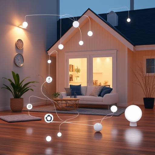 connected smart home with multiple sensors