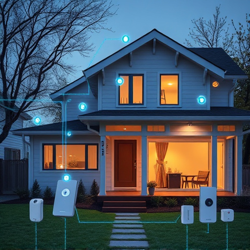 connected smart home with multiple sensors