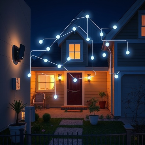 connected smart home with multiple sensors