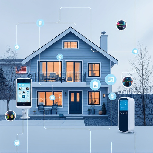 connected smart home with multiple sensors