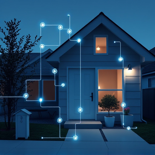 connected smart home with multiple sensors