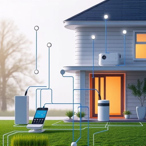 connected smart home with multiple sensors