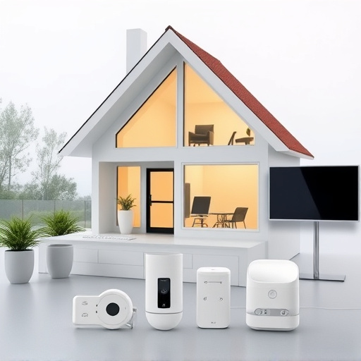 connected smart home with multiple sensors