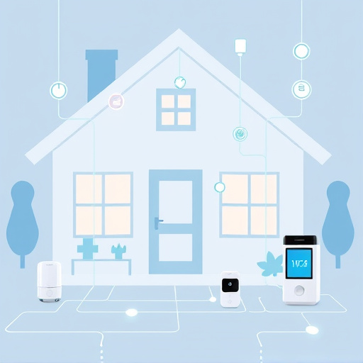 connected smart home with multiple sensors