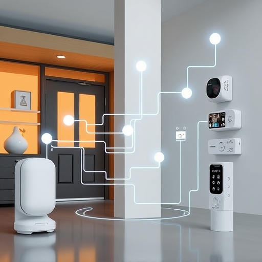 connected smart home with multiple sensors