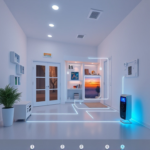 connected smart home with multiple sensors