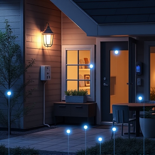 connected smart home with multiple sensors
