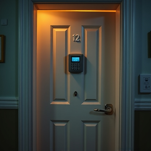 discreet door alarm placed in hostel doorframe