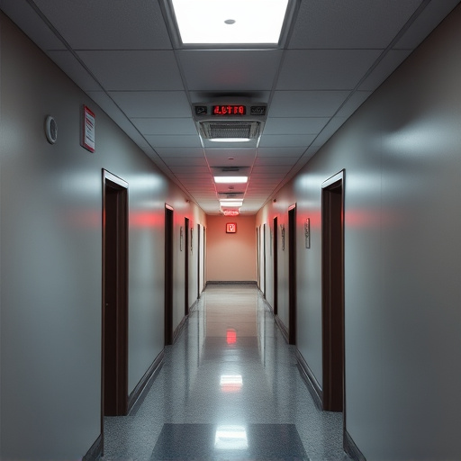 emergency alert system inside hallway