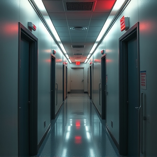 emergency alert system inside hallway