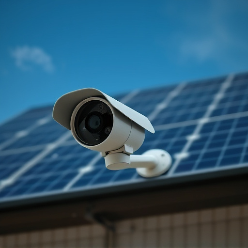 energy efficient camera under solar panel