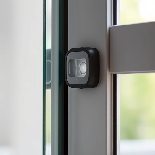 glass break sensor on sliding door