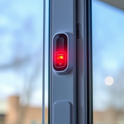 glass break sensor on sliding door