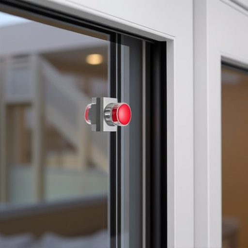 glass break sensor on sliding door