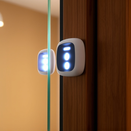 glass break sensor on sliding door