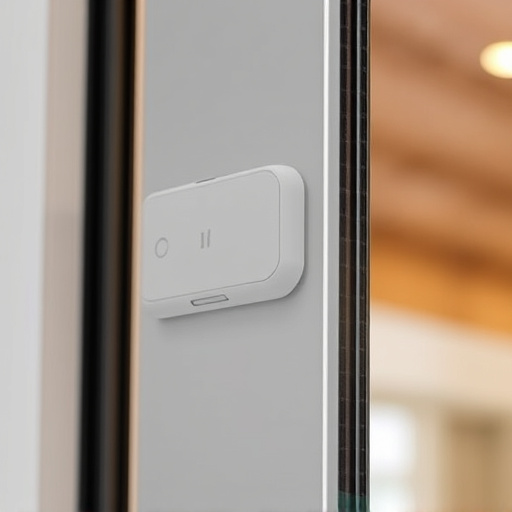 glass break sensor on sliding door