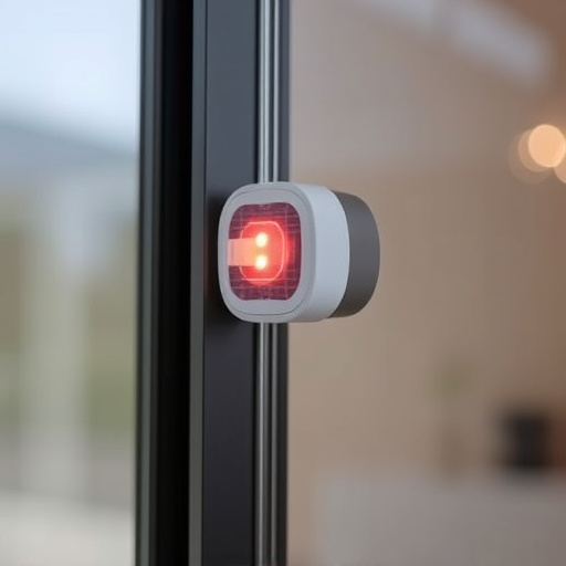 glass break sensor on sliding door