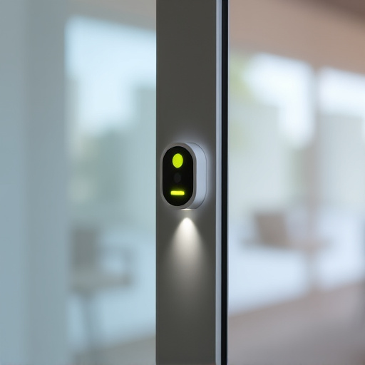 glass break sensor on sliding door