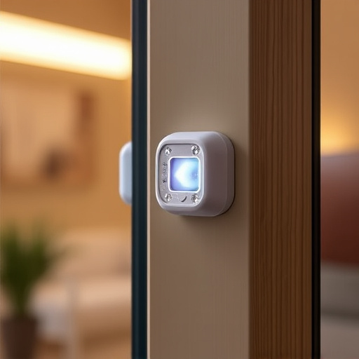 glass break sensor on sliding door