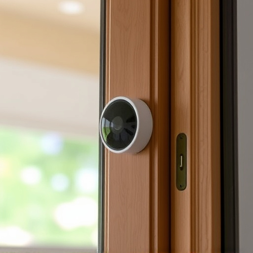 glass break sensor on sliding door
