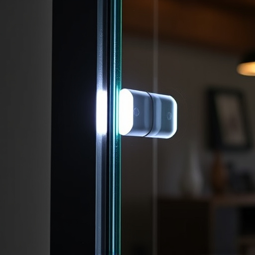 glass break sensor on sliding door