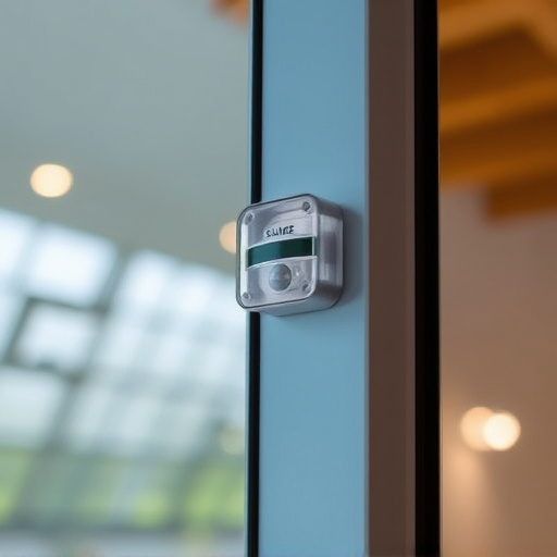 glass break sensor on sliding door
