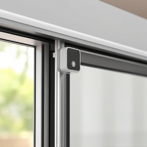 glass break sensor on sliding door