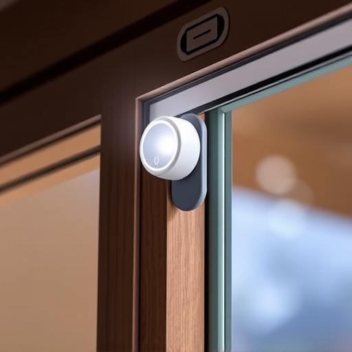 glass break sensor on sliding door