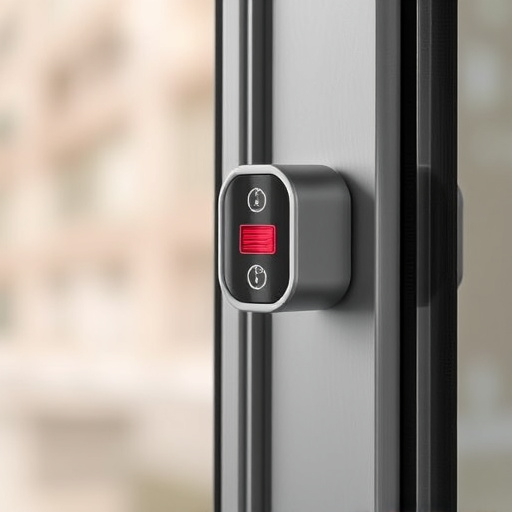 glass break sensor on sliding door