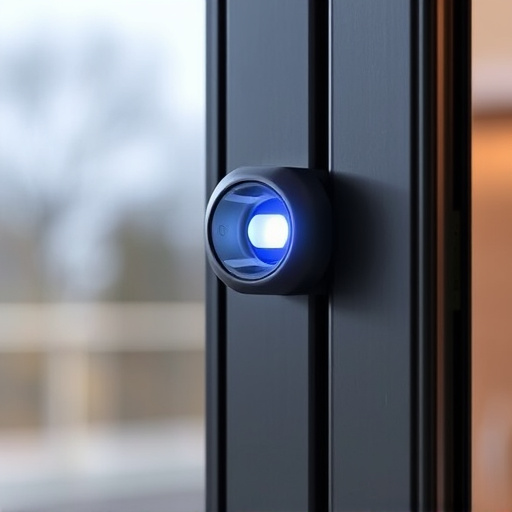 glass break sensor on sliding door