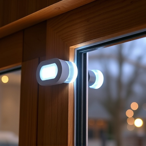 glass break sensor on sliding door