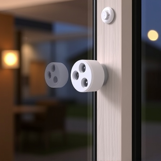 glass break sensor on sliding door