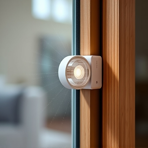 glass break sensor on sliding door