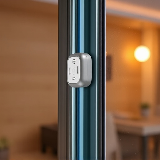 glass break sensor on sliding door