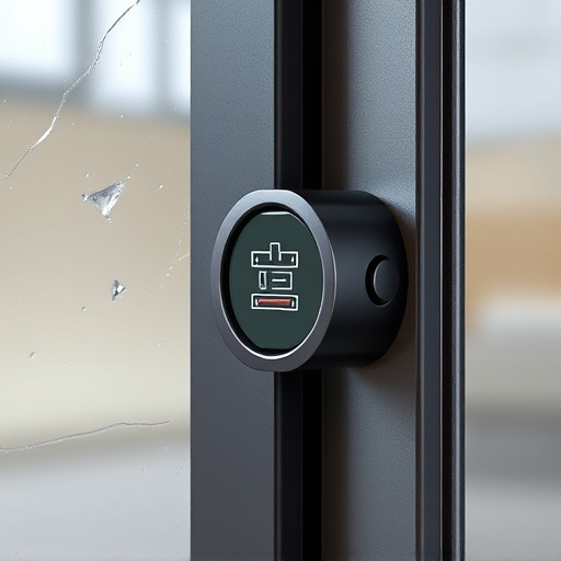 glass break sensor on sliding door