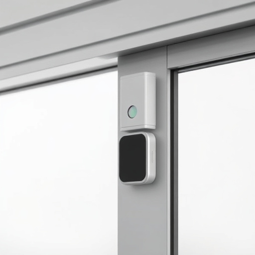 glass break sensor on sliding door