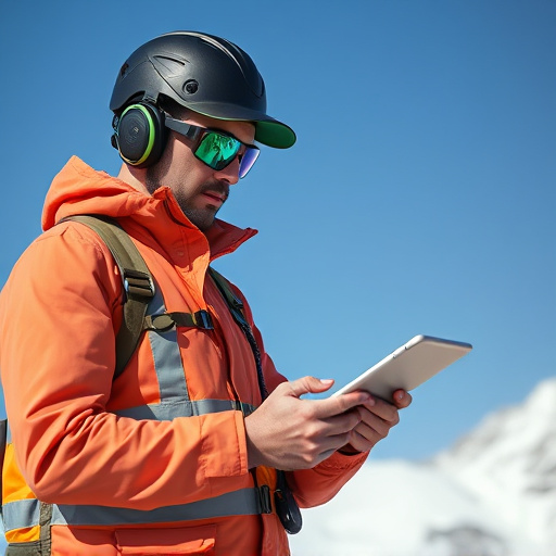 man checking legal travel restrictions for safety gear