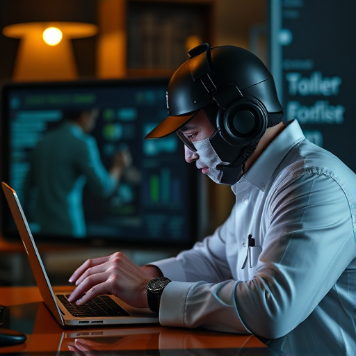 person researching personal safety laws online