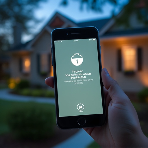 sensor alert notification on homeowner’s phone
