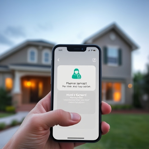 sensor alert notification on homeowner’s phone