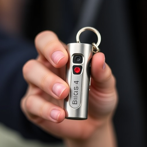 traveler testing mini pepper spray keychain