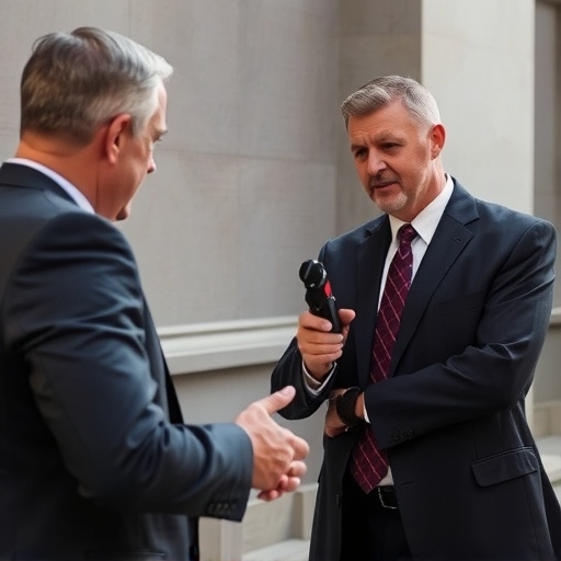 attorney advising client on pepper spray laws