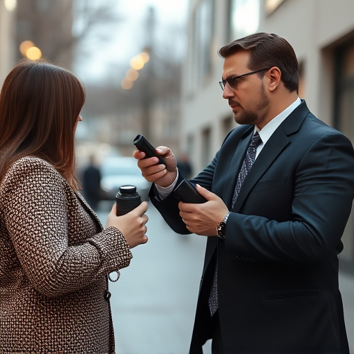attorney advising client on pepper spray laws