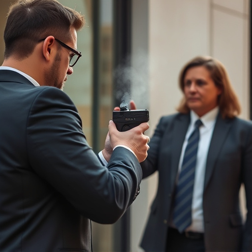 attorney advising client on pepper spray laws